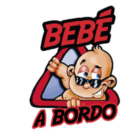 Pegatina Bebé seductor a bordo