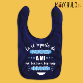 Babero los mejores padrinos para niño