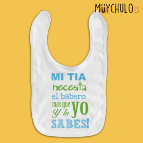 Babero mi tia necesita el babero mas que yo