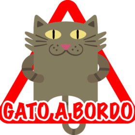Pegatina Gato chulo