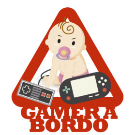 Pegatina Gamer a Bordo