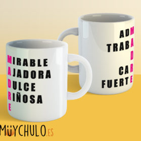 Taza Adjetivos para mamá