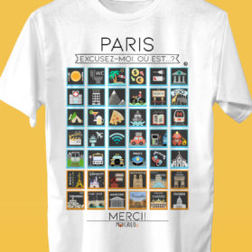 PARIS Camiseta Viajeros