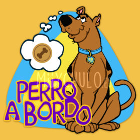 Pegatina PERRO A BORDO