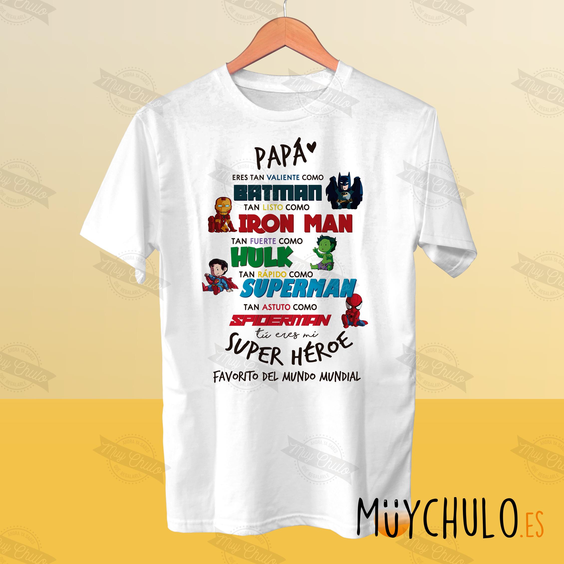 Camiseta Miniheroes DÍA DEL PADRE - MuyChulo DEL PADRE