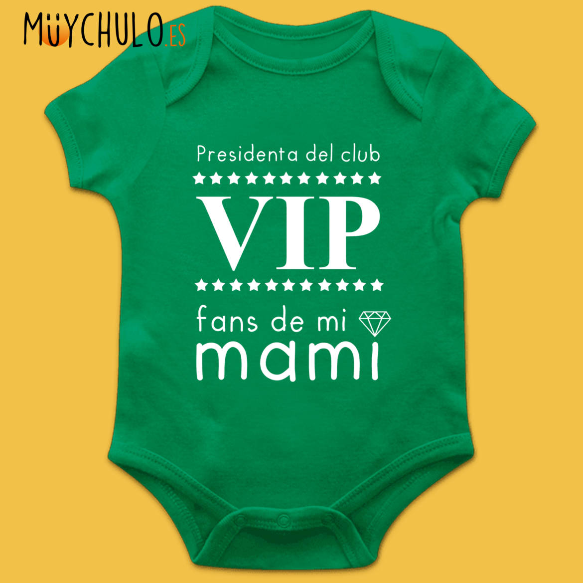 Presidenta-del-club-VIP-fans-de-mi-mami_Body_manga-corta_verde.jpg