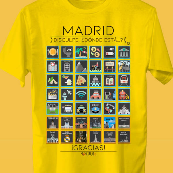 MADRID Camiseta Viajeros