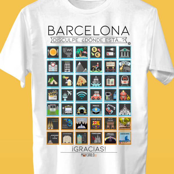 BARCELONA Camiseta Viajeros