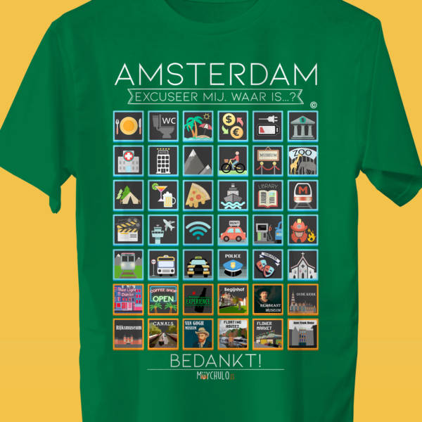 AMSTERDAM Camiseta Viajeros