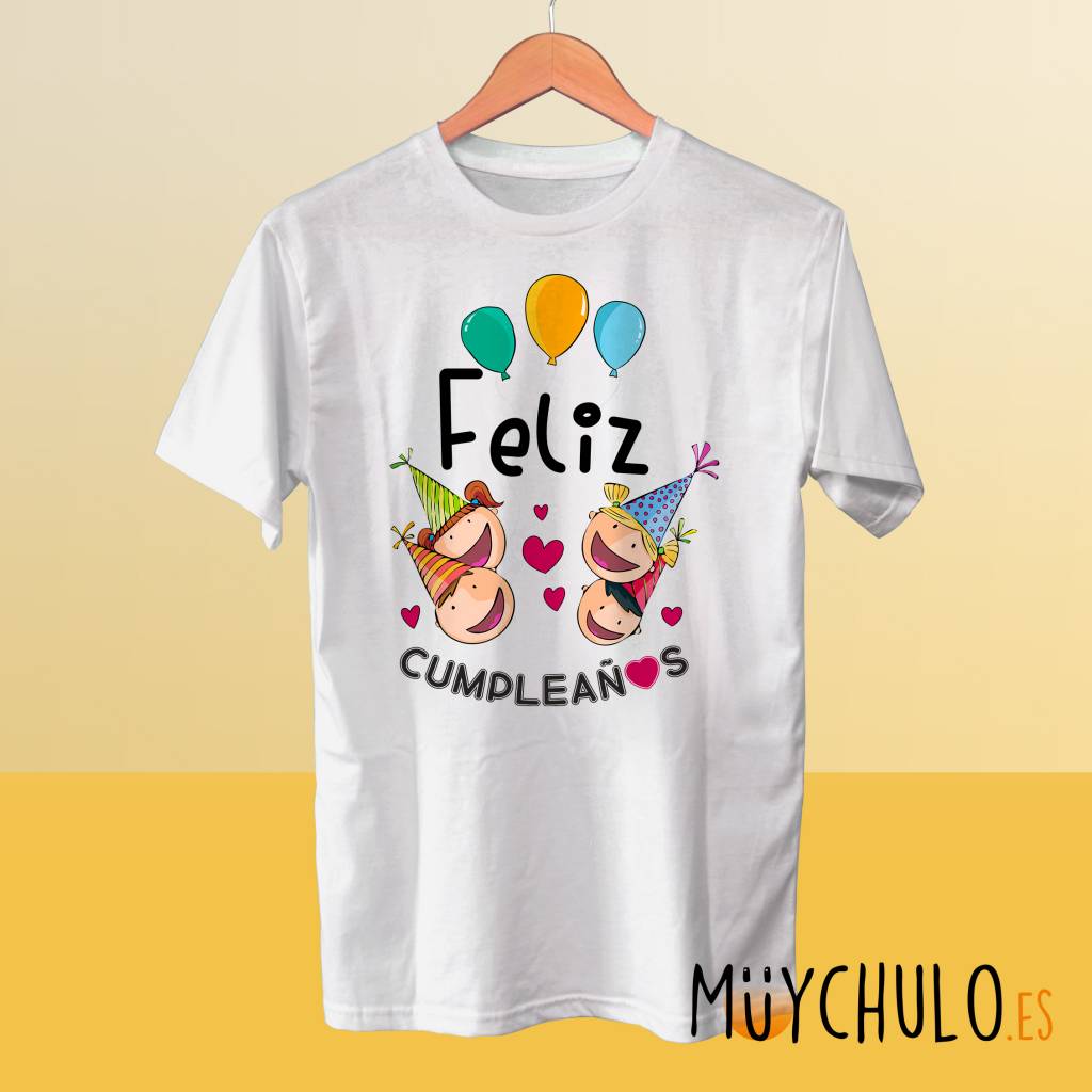 camisetas de emojis para cumpleaños