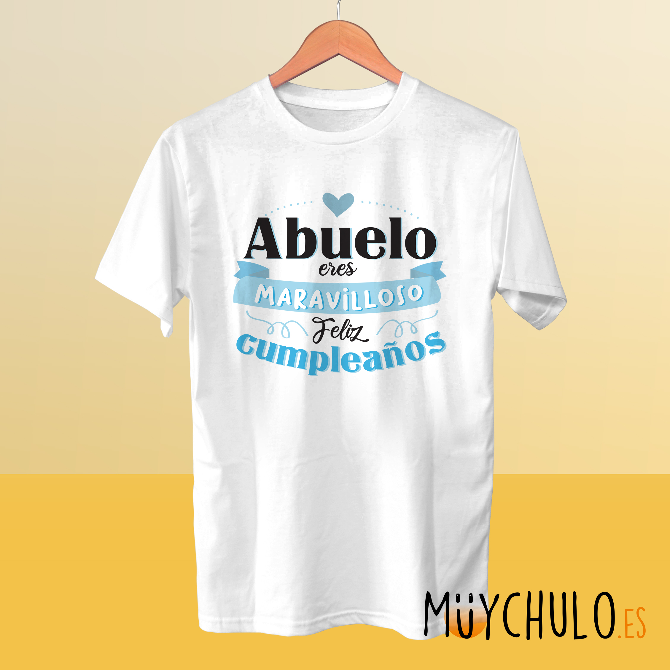 Tiempos antiguos Sabueso clima Camiseta Abuelo eres maravilloso - Muychulo FELIZ CUMPLEAÑOS