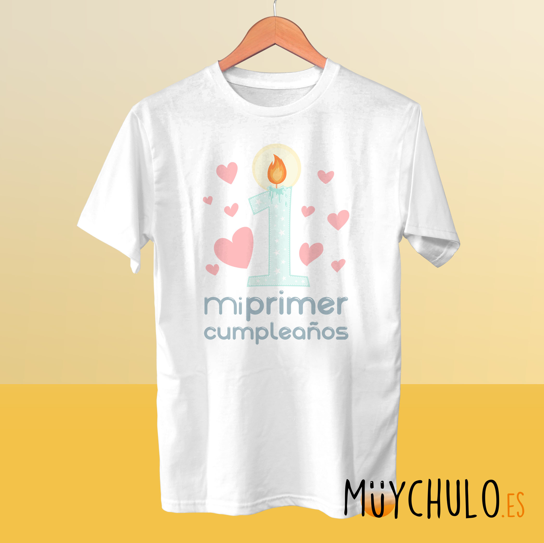 Curiosidad regional Lamer Camiseta Mi primer Cumpleaños - Muychulo Regalos FELIZ CUMPLEAÑOS