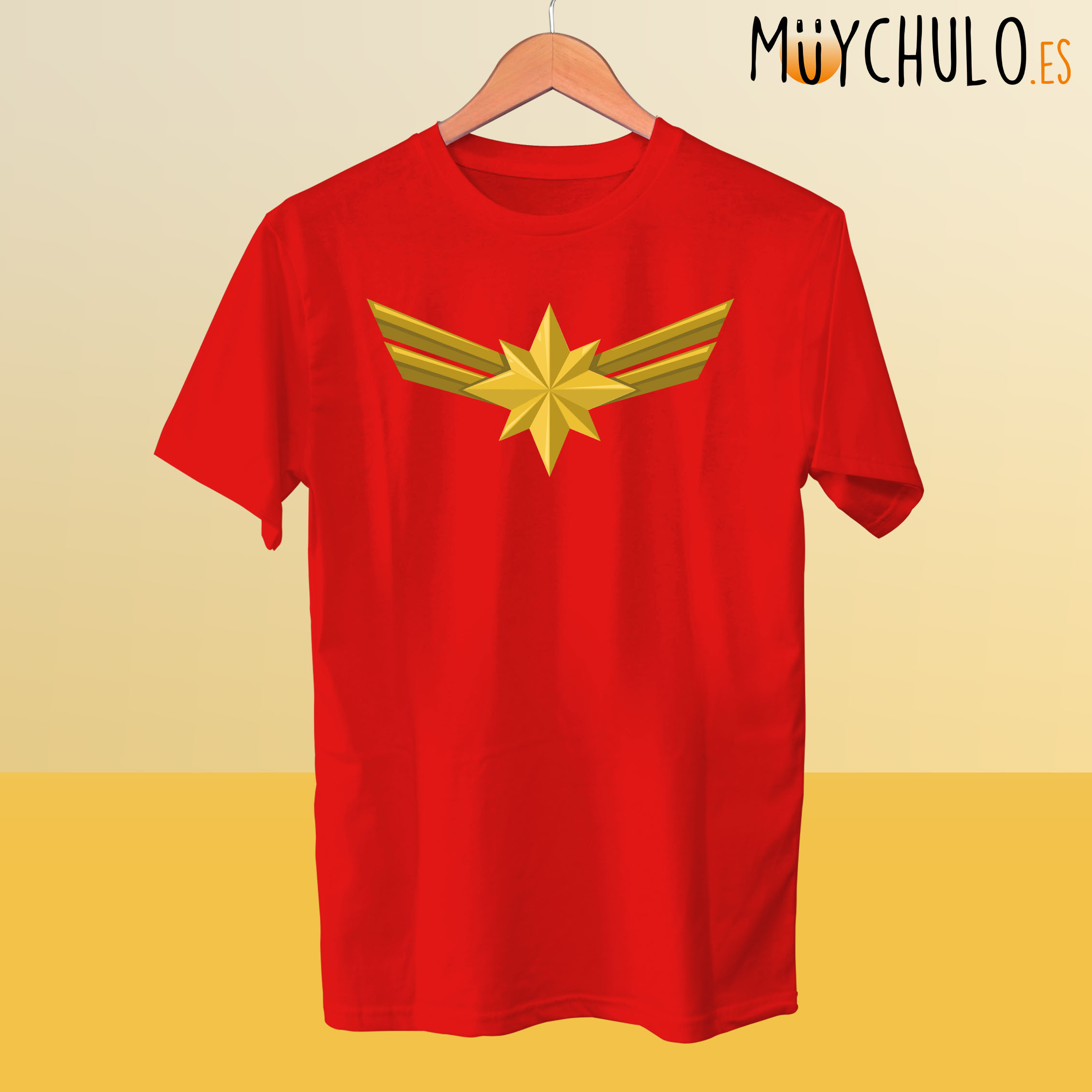 Camiseta CAPITANA MARVEL - Muychulo Originales FRIKI