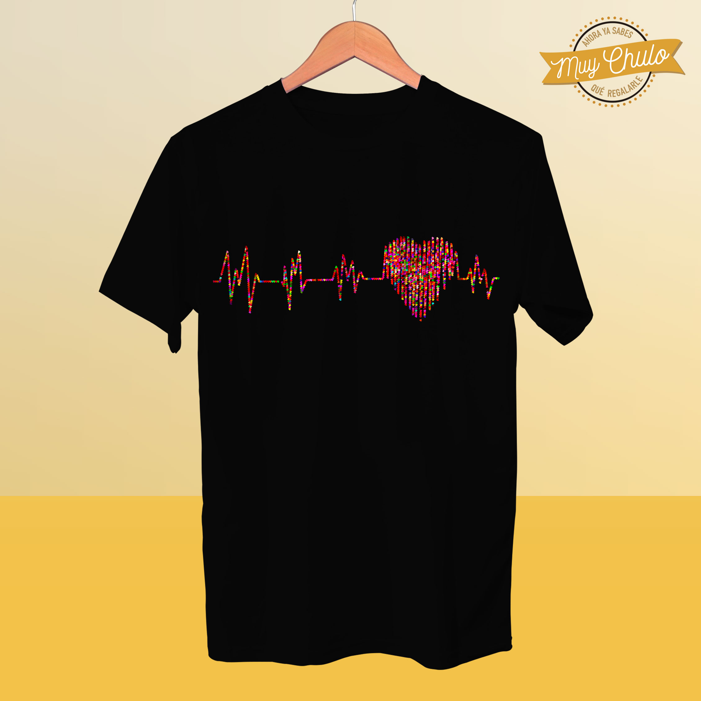 Camiseta Ekg Muychulo Regalos Originales Friki 